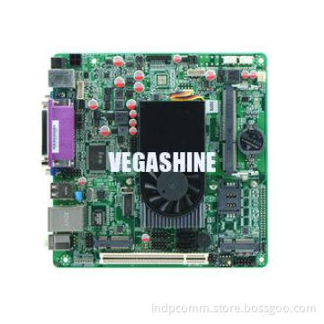 Atom N455 Processor 2 COM Mini Itx Industrial Motherboard